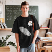 Satellite Dish Achtergrond Sterren Phrase I LOVE S T-shirt