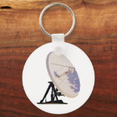Satellite Dish Sleutelhanger (Voorkant)