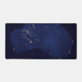 Satellite Les Lumières Nocturnes De L'Australie. (Recto)