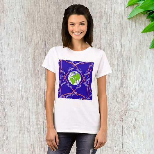 Satellites Orbiting Earth T-shirt