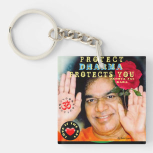 Sathya Sai Baba " Protect ... Sleutelhanger