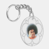 Sathya Sai Baba Sleutelhanger, dubbele zijde Sleutelhanger (Voorkant Links)