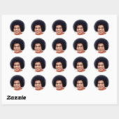 Sathya Sai Baba Sticker rond (Feuille)