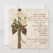 Satin Bow en Rozen Vow Renewal Kaart (Voorkant)