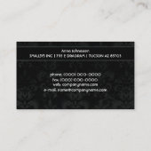 Satin Damask ・ Elegant Visitekaartje (Achterkant)