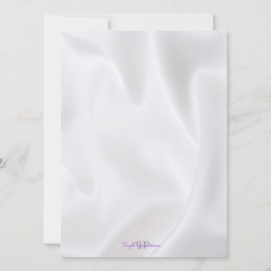 Satin Diamond Cross First Communion Invitation (Dos)