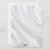 Satin Diamond Cross First Community Invitation Kaart (Achterkant)