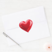 Satin Heart stickers (Envelop)