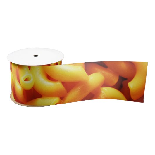 Satin Macaronis au fromage sur le ruban en soie (Bobine)