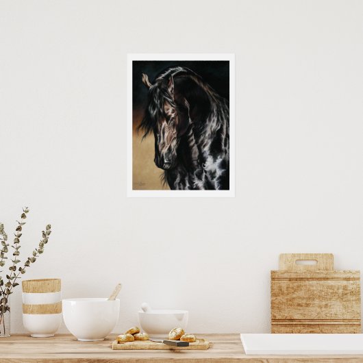 Satin noir - impression (Cuisine)