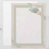 Satin, Papier Et Tissu Papier (Devant / Derrière)