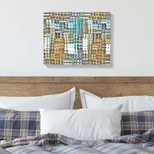 Satin Quilt Canvas Afdruk (Insitu (Slaapkamer))