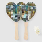 Satin Quilt Handwaaier (Voorkant en achterkant)