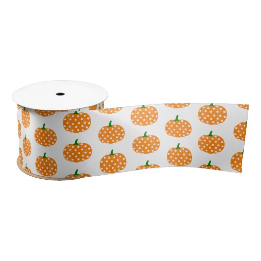 Satin Ribbon-Halloween Pumpkins Lint (Spoel)