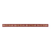 Satin Ribbon van koekjesbrood Lint (Voorkant)