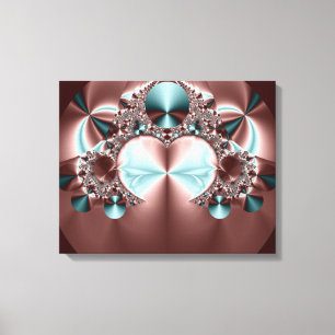Satin Sheets Gewikkeld Canvas Afdruk