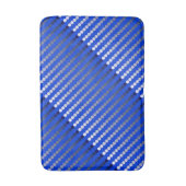 Satin-stippen - kobalt blauw en wieg badmat (Voorkant Verticaal)