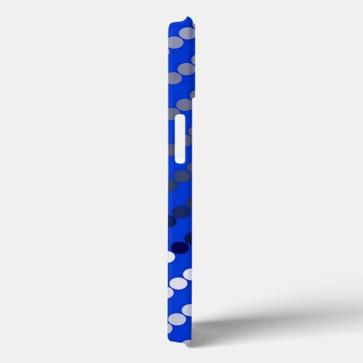 Satin-stippen - kobalt blauw en wieg Case-Mate iPhone case (Achterkant / Rechts)