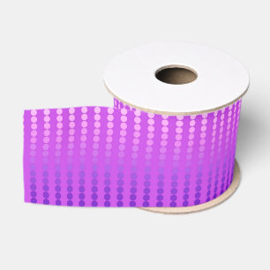 Satin Stippen, Paars en Orchidee Grosgrain Lint