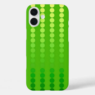 Satin-stippen - schoppen van kalkgroen iPhone 16 plus hoesje