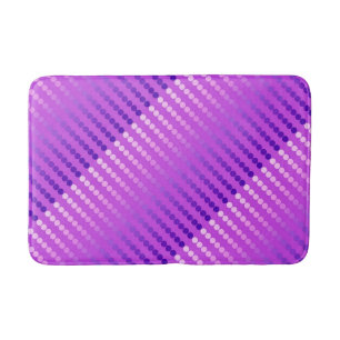 Satin-stippen - violet en orchidee badmat