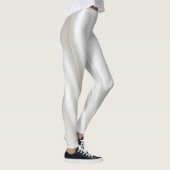 Satin Witte Leggings (Rechts)