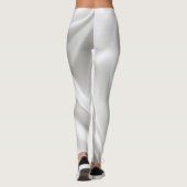 Satin Witte Leggings (Achterkant)