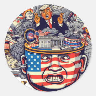 Satire Ronde Sticker