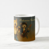 Satirique Bohème Catsody Rocking Cats Coffee Mug (Devant droit)