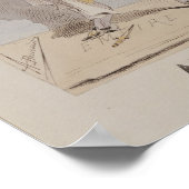 Satirische fantasieën, karikatuur van Adolphe Poster (Hoek)