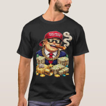 Satirische MAGA Miljardair Cartoon — Retro Pop Art