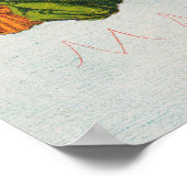  Satirische Russische Dominenkaart Poster (Hoek)