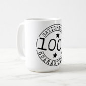 Satisfaction Garantie Kliponius Font Mug (Devant gauche)