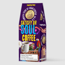 SATISFAIRE VOTRE SOULCoffee, Sac 12 oz, Rôti foncé
