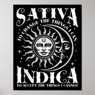 Sativa om de dingen te veranderen die ik kan indic poster