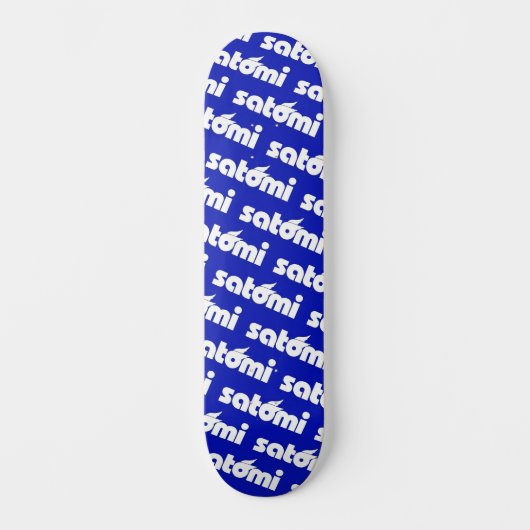 satomi "Blue" Skateboard Deck (Voorkant)