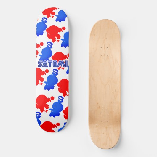 satomi moto "Aventure" Skateboard (Recto)