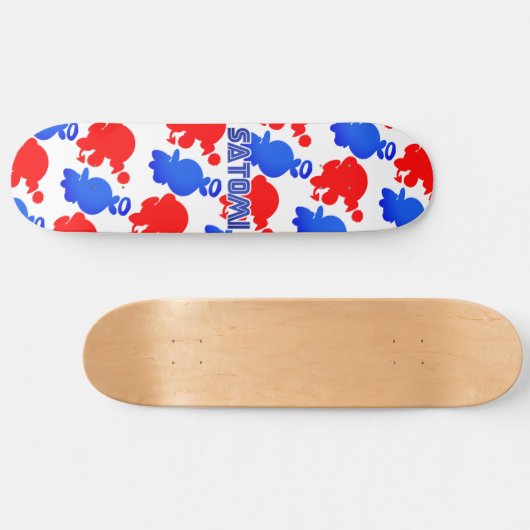 satomi moto "Aventure" Skateboard (Horz)