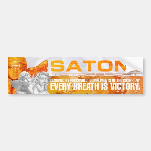 satomi motorsport GOLD 2 Bumpersticker (Voorkant)