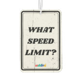 Satomi Motorsport WELKE SNELHEIDSLIMIET? Luchtverfrisser (Achterkant)