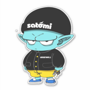 satomi x Hoodwill Driver Sticker