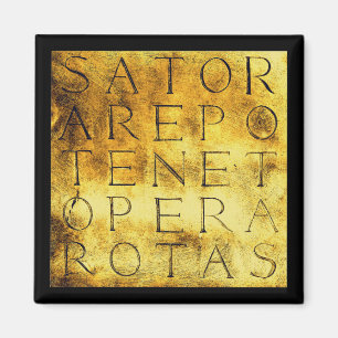 Sator Rotas Ancient Secret Magical Symbol Magneet