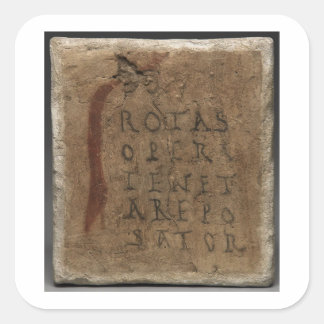 Sator Square. Rotas Opera Tenet Arepo Sator Latin Vierkante Sticker