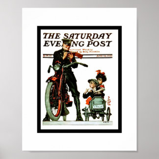 Saturday Evening Post Art Poster