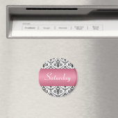Saturday Pink - Damask Magnet (In Situ (Lave-vaisselle))