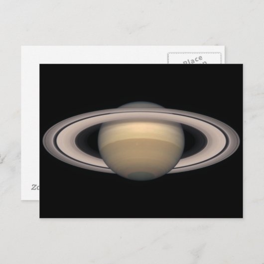Saturn 1999 Briefkaart, cadeau voor wetenschap en Briefkaart (Voorkant / Achterkant)