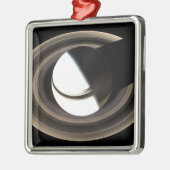 Saturn 2 metalen ornament (Links)