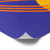 Saturn Anneaux Espace Poster Imprimer (Coin)