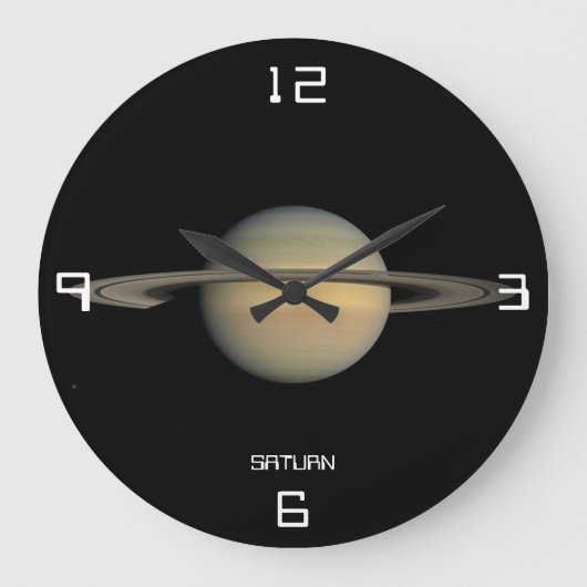 Saturn Astronomical Wall klok (Voorkant)