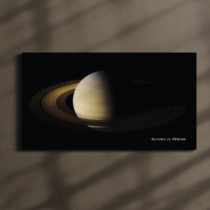 Saturn at Spring Equinox, Cassini-Huygens Canvas Afdruk